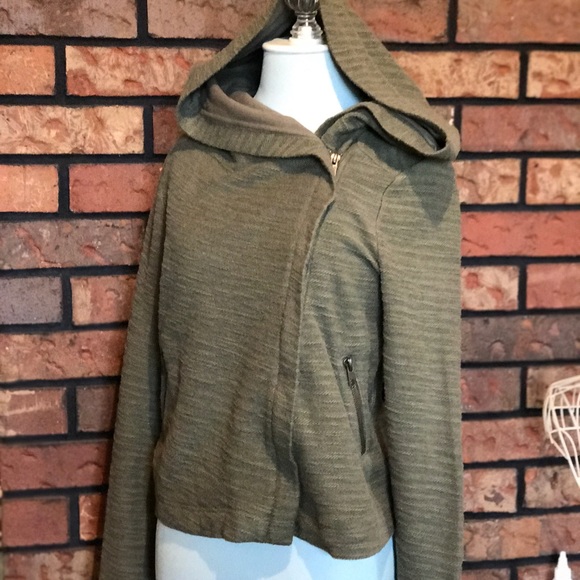 Anthropologie Jackets & Blazers - Anthropologie Saturday Sunday Olive moto jckt